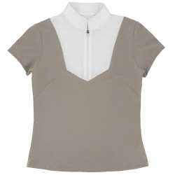 Polo Equithème Tóquio Cinzento-acastanhado Castanho Polo Equithème Tóquio Cinzento-acastanhado Castanho