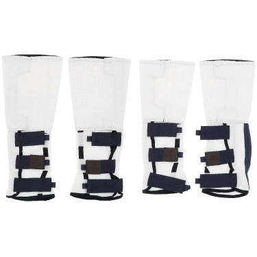 Guarnecimentos anti-moscas Equithème Pro por 4 Branco