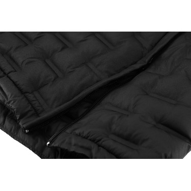 Casaco comprido acolchoado sem costuras Je t’aime Equithème Navina mulher Preto