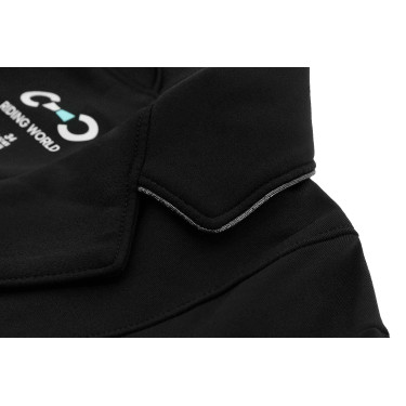 Casaco de competição Riding World Florida Criança Preto