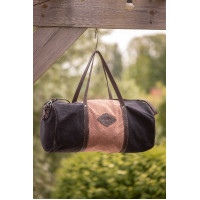 Saco Pénélope Canvas Bowl Preto / rosa velho