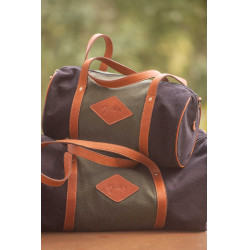 Saco Pénélope Canvas Bowl Verde / preto Saco Pénélope Canvas Bowl Verde / preto