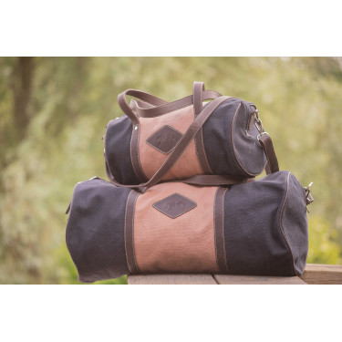 Saco Pénélope Canvas Bowl Preto / rosa velho