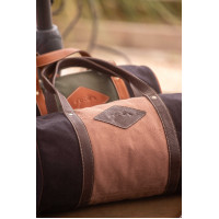 Saco Pénélope Canvas Bowl Preto / rosa velho