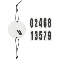 Número de partida para cabeçada Equithème Glitter Prateado Cinzento