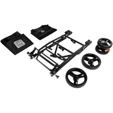 Carrinho desmontável Hippotonic 3 rodas Preto Carrinho desmontável Hippotonic 3 rodas Preto