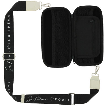 Bolsa Je t’aime Equithème + Porta-moedas Cru Branco