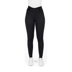 Legging com assento em silicone Equithème Alizé mulher Preto Legging com assento em silicone Equithème Alizé mulher Preto