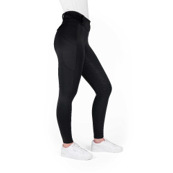 Legging com assento em silicone Equithème Alizé mulher Preto Legging com assento em silicone Equithème Alizé mulher Preto