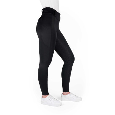 Legging com assento em silicone Equithème Alizé mulher Preto Legging com assento em silicone Equithème Alizé mulher Preto