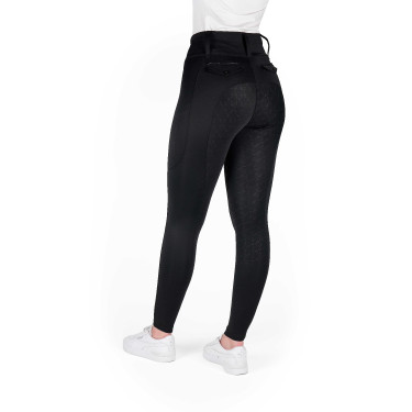 Legging com assento em silicone Equithème Alizé mulher Preto Legging com assento em silicone Equithème Alizé mulher Preto