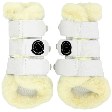 Guetres fechadas Je t'aime Equithème Snuggy Branco