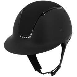 Capacete Equithème Soazy Fosco Crystal x 5 Preto / Strass Capacete Equithème Soazy Fosco Crystal x 5 Preto / Strass
