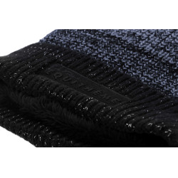 Touca de orelhas Je t'aime Equithème Mae Azul / cinza