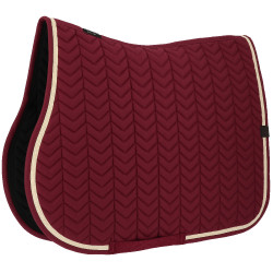 Manta de sela Equithème Softypop Bordéus Bordô Manta de sela Equithème Softypop Bordéus Bordô