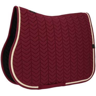 Manta de sela Equithème Softypop Bordéus Bordô Manta de sela Equithème Softypop Bordéus Bordô