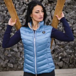 Doudoune sans manches light Henna Flags & Cup Bleu marine