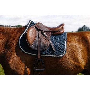 Manta de sela Equithème Softypop Verde escuro Manta de sela Equithème Softypop Verde escuro