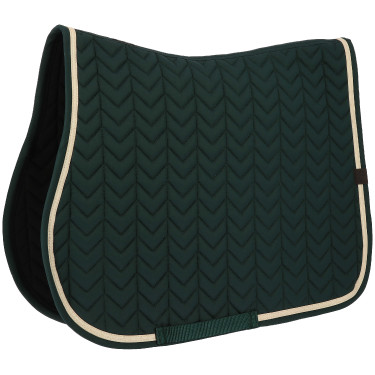 Manta de sela Equithème Softypop Verde escuro Manta de sela Equithème Softypop Verde escuro
