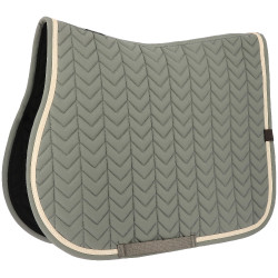 Manta de sela Equithème Softypop Cinza escuro Cinzento