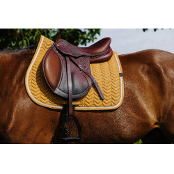 Manta de sela Equithème Softypop Amarelo