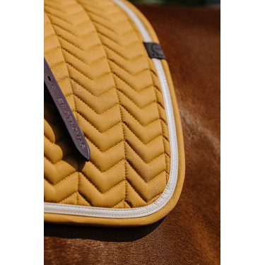 Manta de sela Equithème Softypop Amarelo
