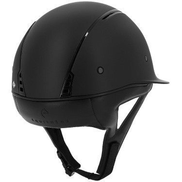 Capacete Equithème Soazy preto mate brilhante Preto / preto