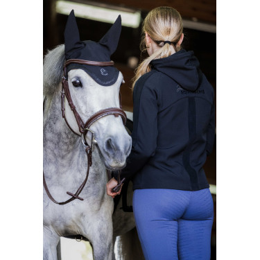 Casaco Softshell Je t’aime Equithème Victoria mulher Preto