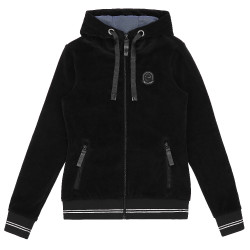 Polar de veludo Je t'aime Equithème Coline mulher Preto Polar de veludo Je t'aime Equithème Coline mulher Preto