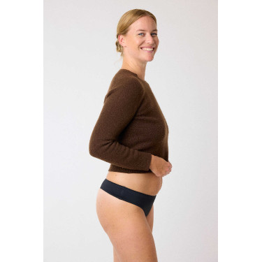 Tanga Aphrodite fluxo leve Smoon Preto