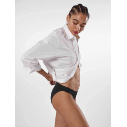 Cueca destacável Héméra Smoon Fluxo abundante Preto