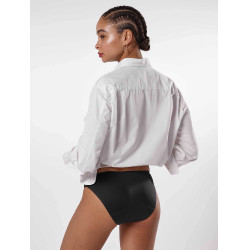 Cueca destacável Héméra Smoon Fluxo abundante Preto