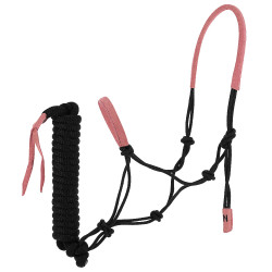 Caveção etológico + corda Norton Suécia Preto / rosa Caveção etológico + corda Norton Suécia Preto / rosa
