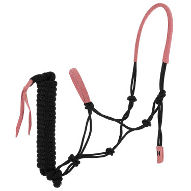 Caveção etológico + corda Norton Suécia Preto / rosa Caveção etológico + corda Norton Suécia Preto / rosa