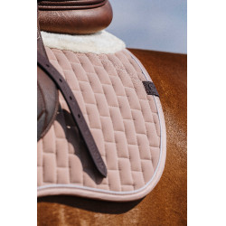 Almofada de sela Equithème Dinard Bege