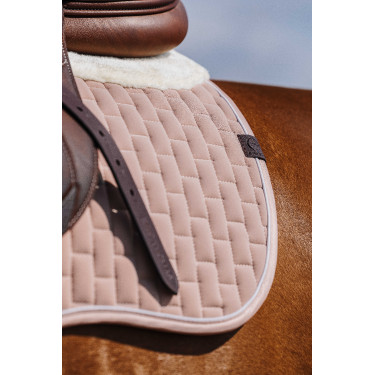 Almofada de sela Equithème Dinard Bege