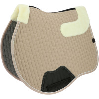 Almofada de sela Equithème Dinard Bege