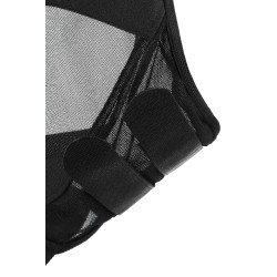 Máscara anti-moscas anti-UV Pro Series Visor Preto