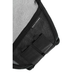 Máscara anti-moscas anti-UV Equithème com Franjas Preto Máscara anti-moscas anti-UV Equithème com Franjas Preto