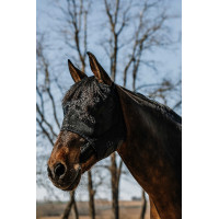 Máscara anti-moscas anti-UV Equithème Mesh S/O Preto