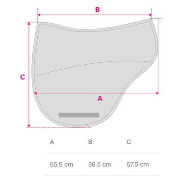 Almofada de sela Lami-Cell New endurance