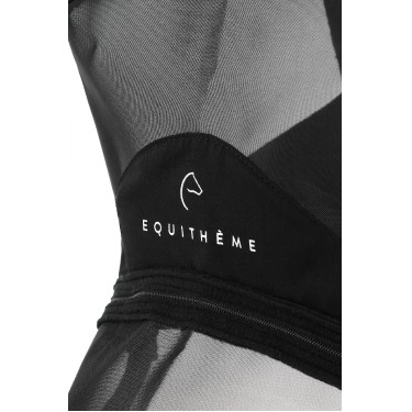 Máscara anti-moscas anti-UV Equithème Zipper Preto