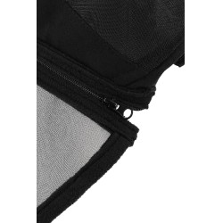 Máscara anti-moscas anti-UV Equithème Zipper Preto