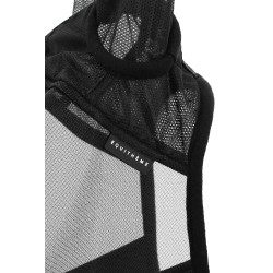 Máscara anti-moscas anti-UV Equithème Anatomic Preto