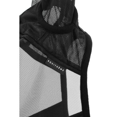 Máscara anti-moscas anti-UV Equithème Anatomic Preto