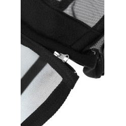 Máscara anti-moscas anti-UV Equithème 2 en 1 Preto Máscara anti-moscas anti-UV Equithème 2 en 1 Preto