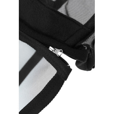 Máscara anti-moscas anti-UV Equithème 2 en 1 Preto Máscara anti-moscas anti-UV Equithème 2 en 1 Preto