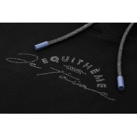 Moletom Je t'aime Equithème Selena infantil Preto