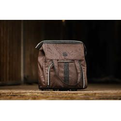 Saco de limpeza com rodas Equithème Castanho