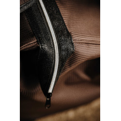 Saco de limpeza com rodas Equithème Castanho